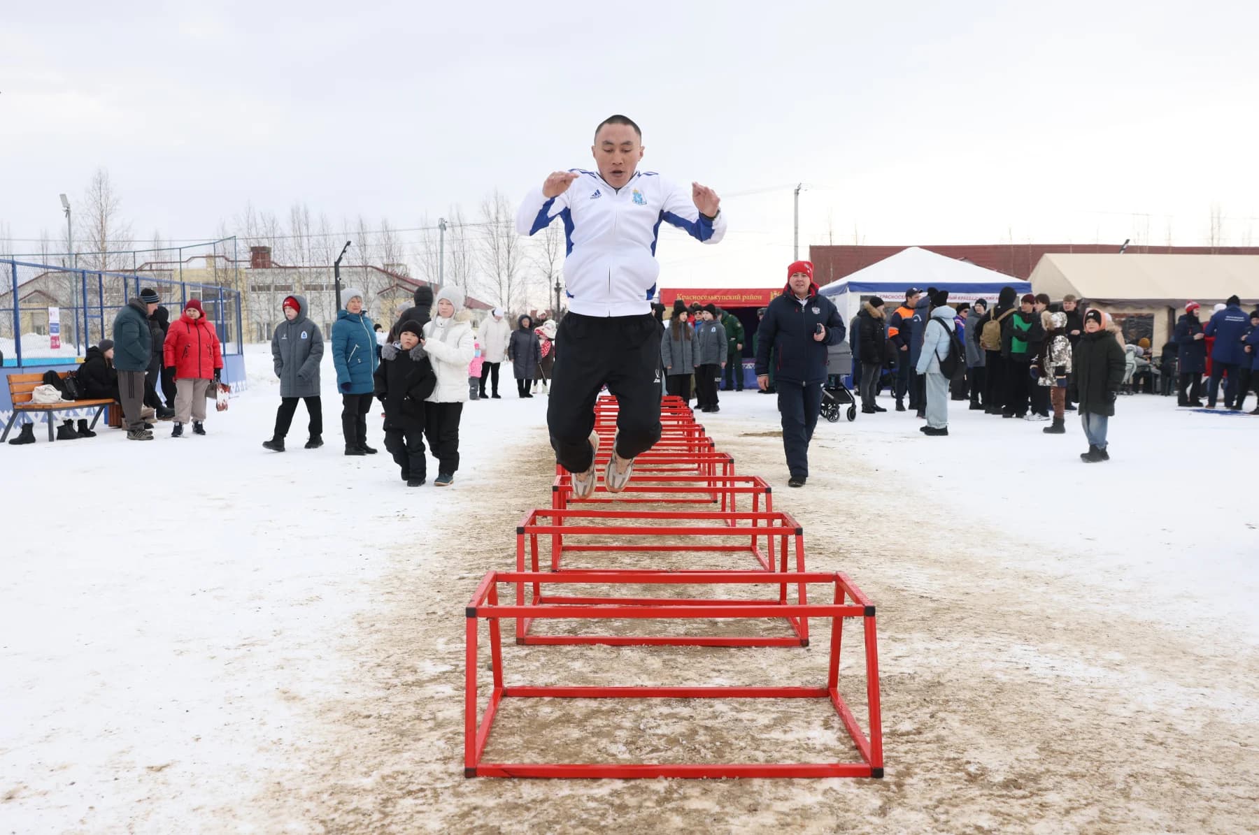 Прыжки через нарты