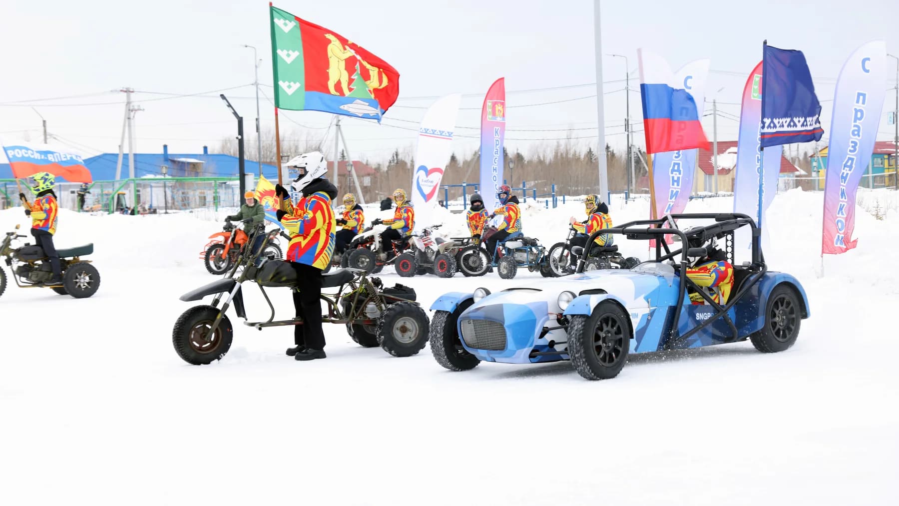 Мотогонки воспитанников «Норд-Сталкера»