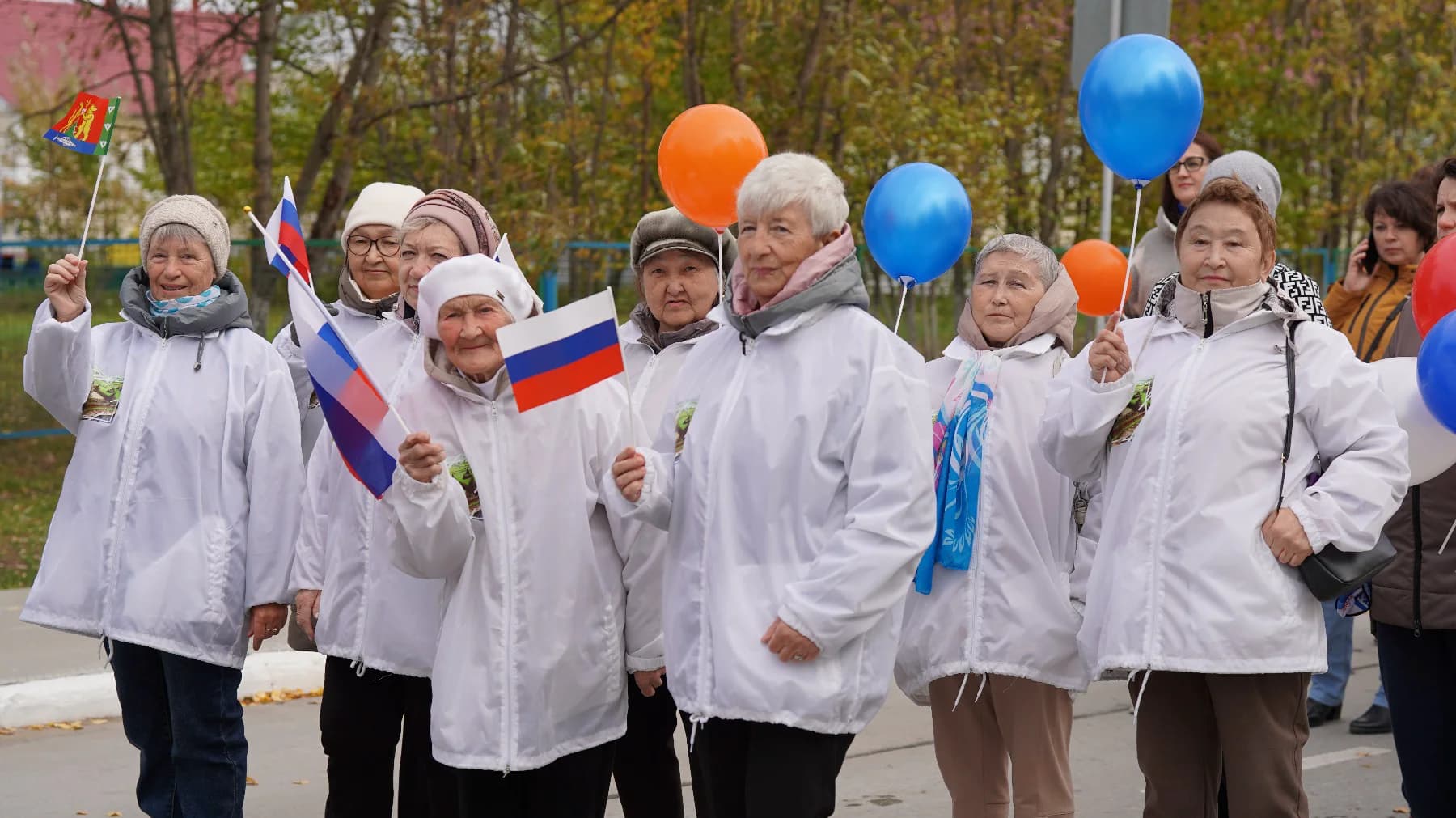 В шествии приняла участие районная организация ветеранов