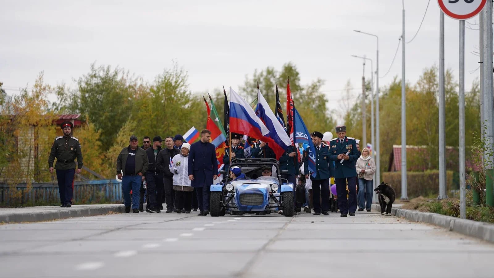 Жители трех сел Красноселькупского района объединились в праздничном шествии