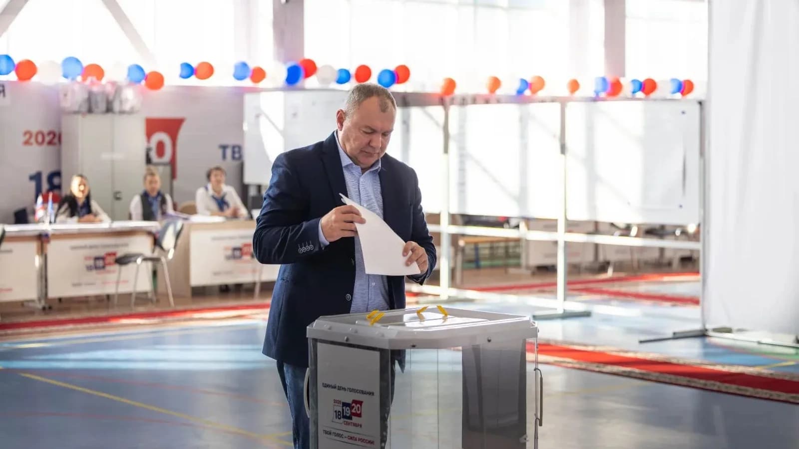 Фишер проголосовал на выборах-2026 в Красноселькупе